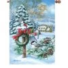 28 In. Flag - Christmas Mail -Kite Shop 57099g ChristmasMail