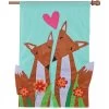 Applique Flag - Foxy Pair -Kite Shop 57106