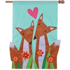 Applique Flag - Foxy Pair