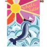 28 In. Flag - Whale Hello -Kite Shop 57298p Whale Hello House 1024