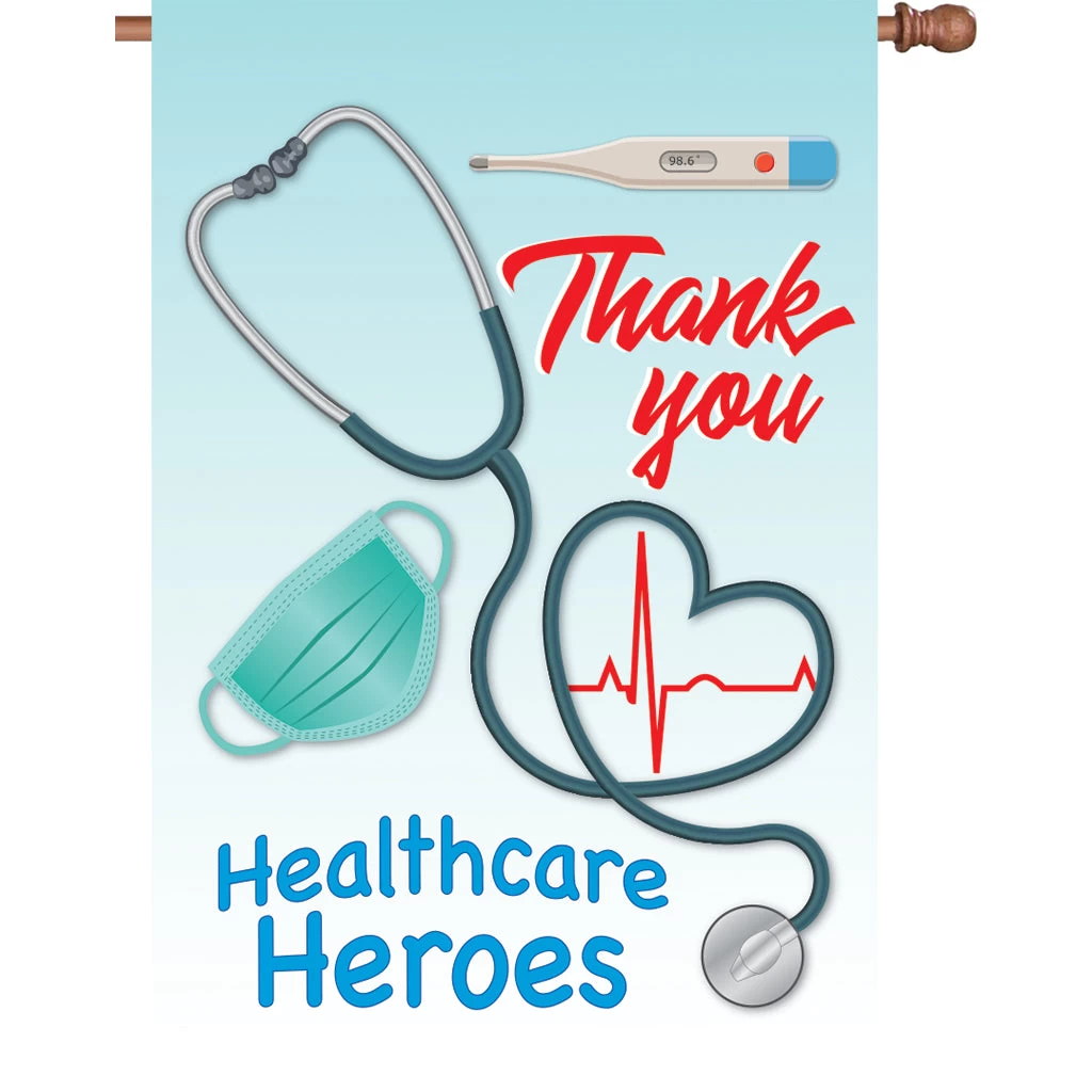 28 In. Flag - Healthcare Heroes 3 28 In. Flag - Healthcare Heroes