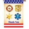28 In. Flag - First Responders -Kite Shop 57325p FirstResponders House 1024