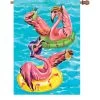 28 In. Flag - Poolside Flamingos -Kite Shop 57341p PoolsideFlamingos 1024