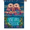28 In. Flag - Sea Otters -Kite Shop 57346p SeaOtters 1024