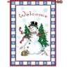 28 In. Flag - Welcome Snowman