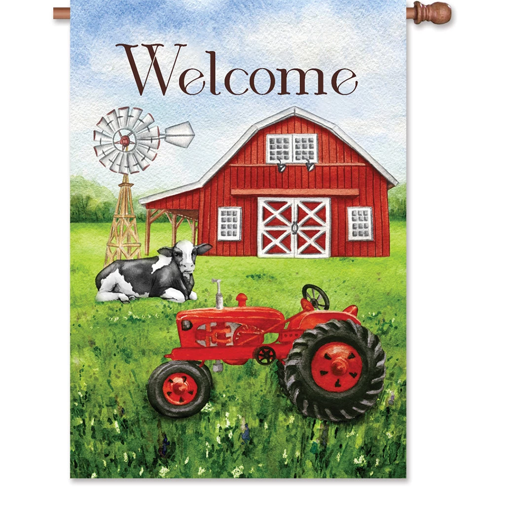 28 In. Flag - Welcome Farm 3 28 In. Flag - Welcome Farm