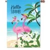 28 In. Flag - Summer Flamingo -Kite Shop 57371p SummerFlamingos House 1024