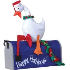 Mailbox Cover - Duck With Wreath