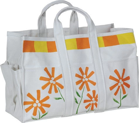 Canvas Tote Bag & Gloves - Daisies 3 Canvas Tote Bag & Gloves - Daisies