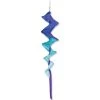 SoundWinds Small Fusilli Spinning Windsock - Blue 2 SoundWinds Small Fusilli Spinning Windsock - Blue -Kite Shop 77365
