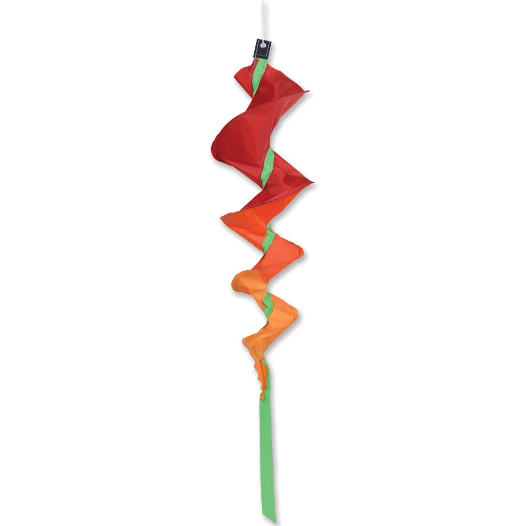 SoundWinds Small Fusilli Spinning Windsock - Orange 3 SoundWinds Small Fusilli Spinning Windsock - Orange