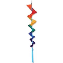 SoundWinds Medium Fusilli Spinning Windsock - Rainbow