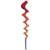 SoundWinds Medium Fusilli Spinning Windsock - Orange 2 SoundWinds Medium Fusilli Spinning Windsock - Orange -Kite Shop 77376