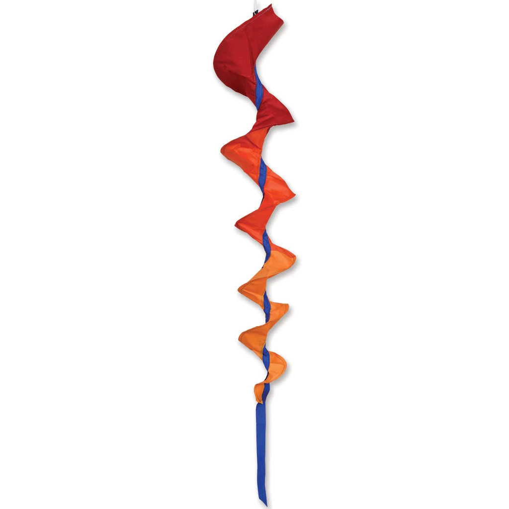SoundWinds Medium Fusilli Spinning Windsock - Orange 3 SoundWinds Medium Fusilli Spinning Windsock - Orange