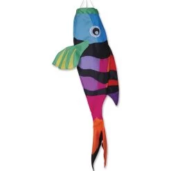 52 In. Rainbow Sergeant Major Fish Windsock