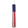 Patriotic Embroidered Stars Windsock - 60 In. -Kite Shop 77874p 60inWindsock Embroidered Patriotic 1024