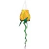 SoundWinds Yellow Rose Spinning Windsock -Kite Shop 78101p Rose Yellow 1024
