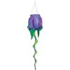 SoundWinds Purple Rose Spinning Windsock -Kite Shop 78103p Rose Purple 1024