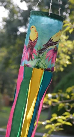 Windsock - Summer Goldfinches -Kite Shop 78696 GoldfinchWS2