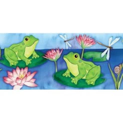 Windsock - Lotus Frogs -Kite Shop 78799g LotusFrogs