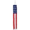 Patriotic Embroidered Stars Windsock - 40 In. -Kite Shop 78857p 40inWindsock Embroidered Patriotic 1024