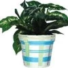 Flower Pot Cover - Cool Plaids -Kite Shop 80003p cool plaids