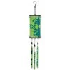 Silhouette Glass Wind Chime - Brocade -Kite Shop 81167p Brocade