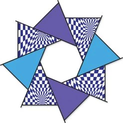 20 In. F-Stop Spinner For Kites And Line - Cool Op-Art