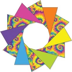 80 In. F-Stop Spinner For Kites And Line - Tie Dye