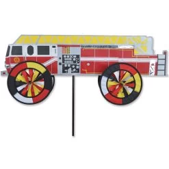 32 In. Modern Fire Truck Spinner