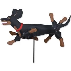 WhirliGig Spinner - 20 In. Black & Tan Dachshund