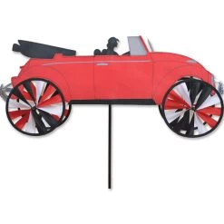 26 In. VW Red Convertible Spinner