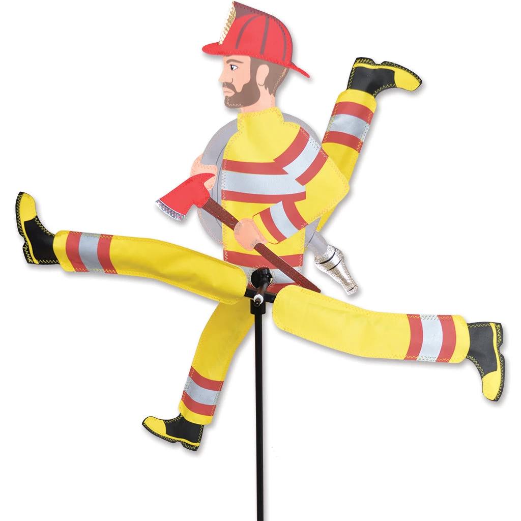 WhirliGig Spinner - 23 In. Running Fireman 3 WhirliGig Spinner - 23 In. Running Fireman