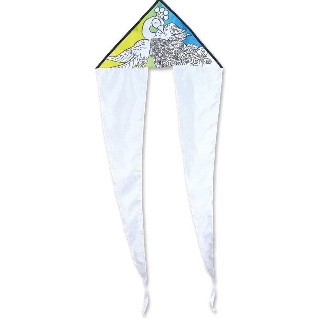 Coloring Kite - Peacock 3 Coloring Kite - Peacock