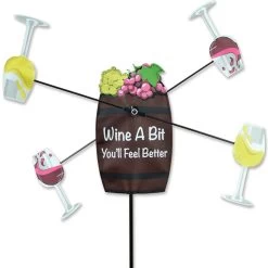 WhirliGig Spinner - 21 In. Wine A Bit
