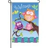 12 In. Flag - Welcome Owls -Kite Shop media dad1554c 3c07 4255 aaee 9332bfb0e0e0