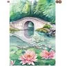 28 In. Flag - Waterlilly Garden
